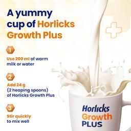 Horlicks Growth Plus - Nutrients for Height Gain - Vanilla - 400g
