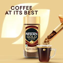 NESCAFE Gold Rich and Smooth Instant Coffee Powder, 90gms/100gms - Jar