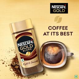 NESCAFE Gold Rich and Smooth Instant Coffee Powder, 90gms/100gms - Jar