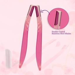 Kai Face Razor For Women With Dual Coated Stainless Steel Blade - Pack of 2