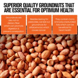 Safe Harvest Pesticide-Free Dried Groundnut | Natural & Delicious - 500g