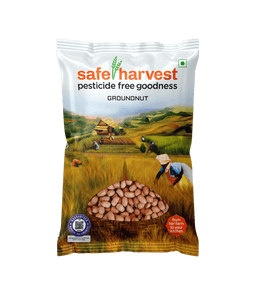 Safe Harvest Pesticide-Free Dried Groundnut | Natural & Delicious - 1kg