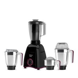 Havells Klassic 750 Watt 4 Jar Mixer Grinder, 21000 RPM Heavy Duty Universal Motor, 304 SS Blades- Black
