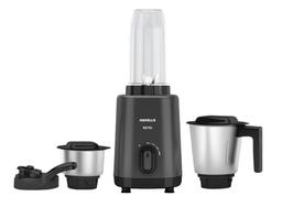 Havells Retro Nutri-Xl 500 Watts 3 Jar Mixer Grinder & Slipper Lid(Black)