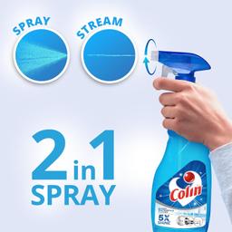Colin Glass and Surface Cleaner Liquid Spray - 500 ml | India's #1 All-Purpose Glass Cleaner for Car, Kitchen and Home Surfaces | Multi Surface Cleaner