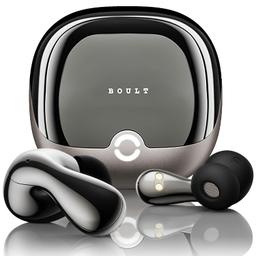 Boult Newly Launched Klarity 1 in Ear TWS Earbuds with 80Hrs Playtime, Liquid Metal Body, Dual Device Pairing, 4 Mics ENC, 45ms Low Latency, 13mm Bass Drivers Ear Buds Bluetooth 5.4 (Skyline Grey)