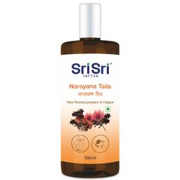 Sri Sri TATTVA shuddhta ka naam Narayana Taila, 100ml - Muscle and Joint Pain Relief Massage Oil Made with Pure Ayurvedic Ingredients
