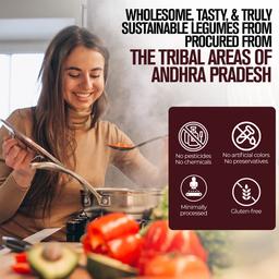 Safe Harvest Pesticide-Free Rajma Kashmiri | Natural & Healthy | No Artifical Flavours - 500Gram