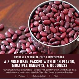 Safe Harvest Pesticide-Free Rajma Kashmiri | Natural & Healthy | No Artifical Flavours - 500Gram