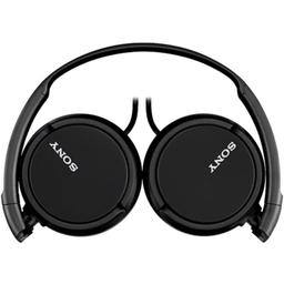 Sony MDR-ZX110AP Wired On-Ear Headphones with tangle free cable, 3.5mm Jack, Headset with Mic for phone calls  - (Black)