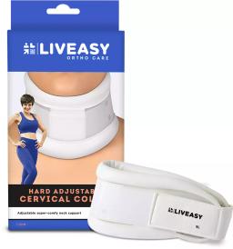 Liveasy Ortho Care Hard Adjustable Cervical Collar Large