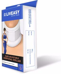 Liveasy Ortho Care Hard Adjustable Cervical Collar Large