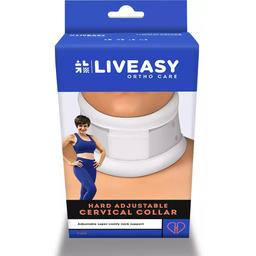 Liveasy Ortho Care Hard Adjustable Cervical Collar Large