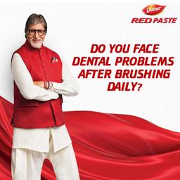 DABUR Red Toothpaste-600G (150Gx4)World'S No.1 Ayurvedic Paste|Fluoride Free|Helps In Bad Breath Treatment, Cavity Protection, Plaque Removal|For Whole Mouth Health|Power Of 13 Potent Ayurvedic Herbs