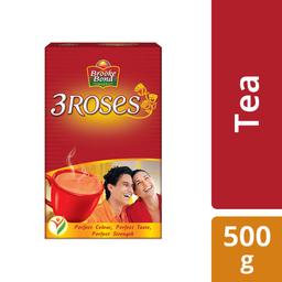 Brooke Bond 3 Roses Dust Tea, 500g Carton