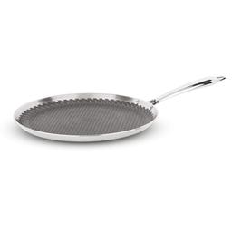 N - Duraa Triply Heavy Thickness Stainless Steel Honey Comb Surface Dosa Tawa 290mm