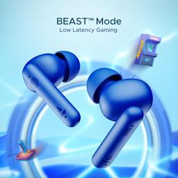 boAt Airdopes 141 ICC Edition Bluetooth Truly Wireless in Ear Earbuds with 42H Playtime,Low Latency Mode for Gaming, ENx Tech, IWP, IPX4 Water Resistance, Smooth Touch Controls(Thunder Blue)
