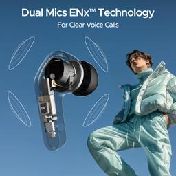 boAt Airdopes 311 Pro Truly Wireless in Ear Ear Buds w/Up to 50 HRS Playtime, Dual Mics with ENx™ Tech, 50 ms Low-Latency Beast™ Mode, ASAP™ Charging, IWP™ Tech(Active Black)