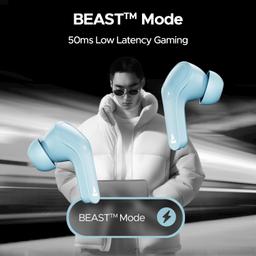 boAt Airdopes 311 Pro Truly Wireless in Ear Ear Buds w/Up to 50 HRS Playtime, Dual Mics with ENx™ Tech, 50 ms Low-Latency Beast™ Mode, ASAP™ Charging, IWP™ Tech(Dusk Blue)