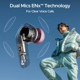 boAt Airdopes 311 Pro Truly Wireless in Ear Ear Buds w/Up to 50 HRS Playtime, Dual Mics with ENx™ Tech, 50 ms Low-Latency Beast™ Mode, ASAP™ Charging, IWP™ Tech(Lavender Rush)
