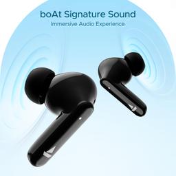 boAt Airdopes 120 Truly Wireless in Ear Ear Buds w/in Ear Detection, 40 hrs Playtime Quad Mics with ENx™ Tech, ASAP™ Charge, IWP™ Tech, Beast™ Mode with 65 ms Low Latency, BTv5.3 & IPX4(Active Black)