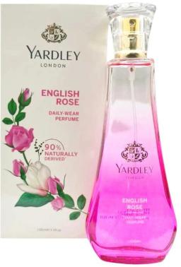 Yardley London ENGLISH ROSE PERFUME, 100ML Eau de Parfum  -  100 ml (For Men & Women) (Only for bengaluru)