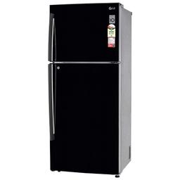 LG 412 L 1 Star Frost-Free Smart Inverter Double Door Refrigerator (GL-T432AESR, Ebony Sheen, Convertible & Door Cooling+)
