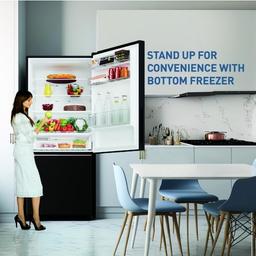 Panasonic NR-BK468BQKN 401l 2 Star Prime Convertible AI Econavi 6-Stage Smart Inverter Frost-Free Double Door Bottom Mount Refrigerator