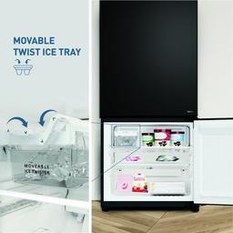 Panasonic NR-BK468BQKN 401l 2 Star Prime Convertible AI Econavi 6-Stage Smart Inverter Frost-Free Double Door Bottom Mount Refrigerator