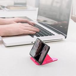 Portable Three-Sided Triangle Stand Mobile Paradise Pyramid Shape Mobile Holder (Pack of 2)