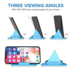 Portable Three-Sided Triangle Stand Mobile Paradise Pyramid Shape Mobile Holder (Pack of 2)