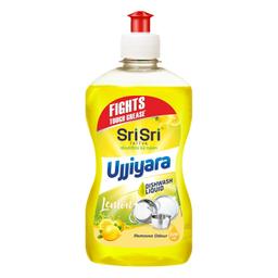 Ujjiyara Liquid Dishwash Lemon - Removes Odour, 500 ml (Buy 1 Get 1)