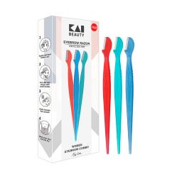 Kai Chromium Coated Stainless Steel Eyebrow Razor For Women