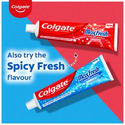 Colgate MaxFresh Toothpaste, Blue Gel Paste with Menthol for Super Fresh Breath, 300g, 150g X 2 (Peppermint Ice, Saver Pack)