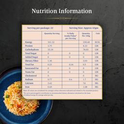 Daawat Pulav Basmati Rice 5Kg| Pearly slender Grains| Cooked Grain Upto 18mm*| Long & Fluffy Pulav Rice