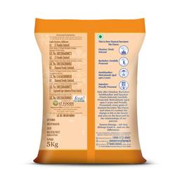 Daawat Pulav Basmati Rice 5Kg| Pearly slender Grains| Cooked Grain Upto 18mm*| Long & Fluffy Pulav Rice