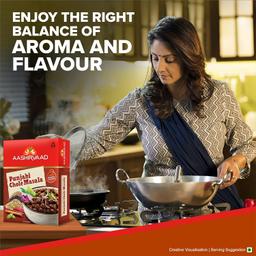 Aashirvaad Punjabi Chole Masala, 100g, Blended Spice for Authentic Taste and Colour