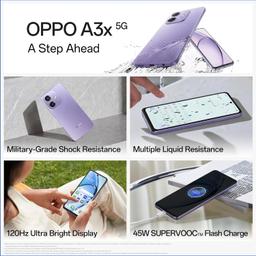 OPPO A3X 5G (Starlight White, 4GB RAM, 128GB Storage)|6.67” HD+ 120Hz Refresh Rate Screen | 45W SUPERVOOC