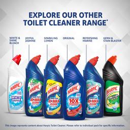 Harpic 1 Litre (Pack of 2) - Original, Disinfectant Toilet Cleaner Liquid | Suitable for Toilet Bowls