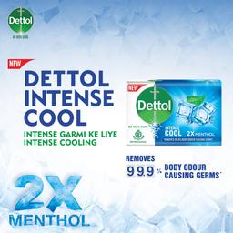 Dettol Cool Germ Protection Bathing Soap bar, 125gm (Pack of 4)