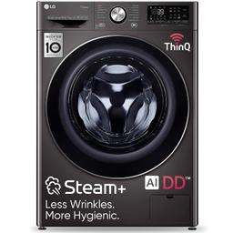 LG 9 Kg 5 Star Wi-Fi Inverter AI Direct-Drive Touch Panel Fully Automatic Front Load Washing Machine (FHV1409Z4M, Steam for Hygiene, In-Built Heater, 6 Motion DD, Middle Black)