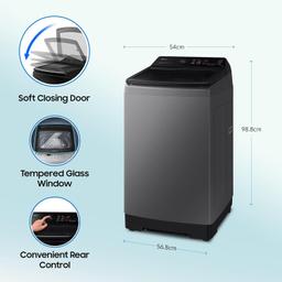 Samsung 9 kg, 5 star, Eco Bubble Technology, Wi-Fi, Soft Closing Door, Fully-Automatic Top Load Washing Machine,