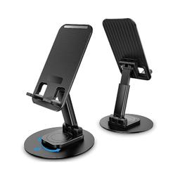 IVON Mobile Stand Holder for Desk Sturdy, Anti-Slip, Height & Angle Adjustable Mobile Holder (Black) IV - HL 20