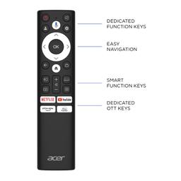 Acer 80 cm (32 inches) Advanced I Series HD Ready Smart LED Google TV AR32GR2841HDFL (Black)