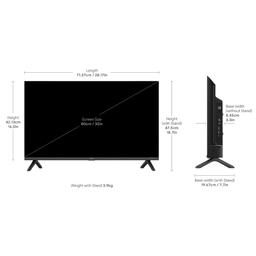 Acer 80 cm (32 inches) Advanced I Series HD Ready Smart LED Google TV AR32GR2841HDFL (Black)