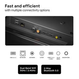 Acer 80 cm (32 inches) Advanced I Series HD Ready Smart LED Google TV AR32GR2841HDFL (Black)