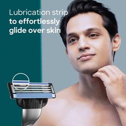 Gillette Mach 3 (Handle + 2 Cartridges) Razor for Men,Value Pack with 3 Anti-Friction blades,
