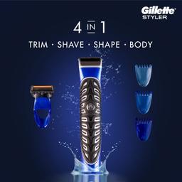 Gillette Fusion Proglide 4-in-1 Styler for Trimming | Shaving | Beard Edging | Body Hair Trimming Multi