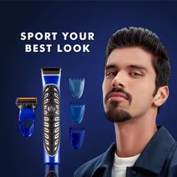 Gillette Fusion Proglide 4-in-1 Styler for Trimming | Shaving | Beard Edging | Body Hair Trimming Multi