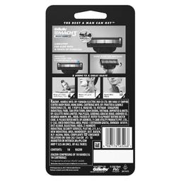 Gillette Mach3 Charcoal Razor for Men with New Enhanced Lubrastrip with a Touch of Charcoal for a Close Shave |Sensitive skin type| Face Razor Men | Metal handle with Ergonomic Grip